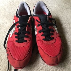 Used Sz 13 ASICS Gel Lyte III Red/Black
